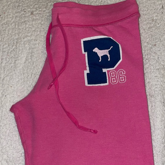 Pink Victoria’s Secret Women’s Logo Jogger Sweatpants - Picture 7 of 7